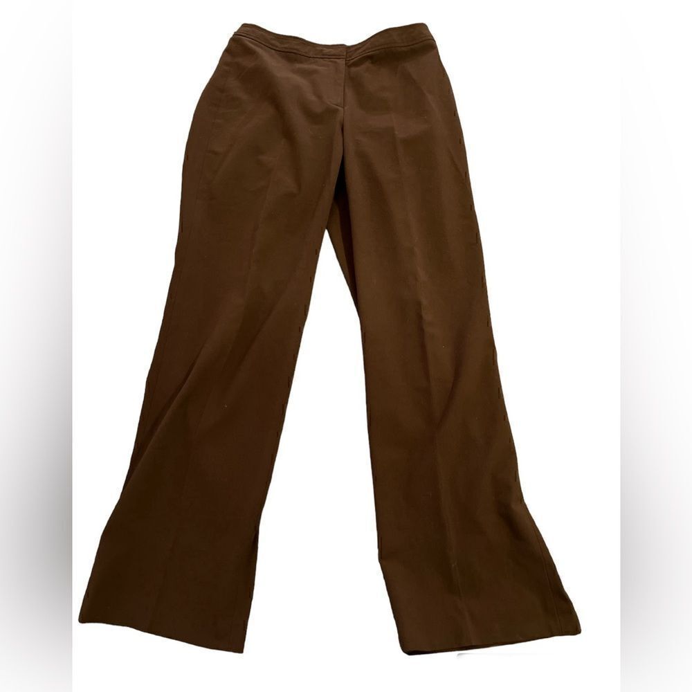 Talbots Brown Stretch Trousers size 6